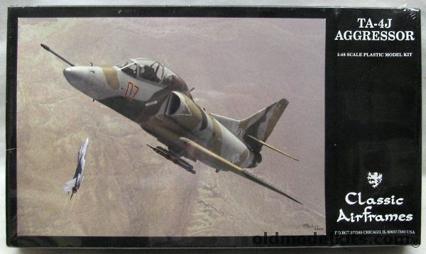 Classic Airframes 1/48 TA-4J Skyhawk Aggressor - US Navy VC-8 / VA-127 / VF-126 (two different aircraft), 4147 plastic model kit